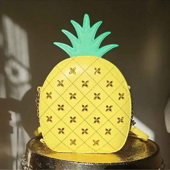 Kate Spade How Refreshing Pineapple Crossbody Novelty Bag EUC - Picture 1 of 12